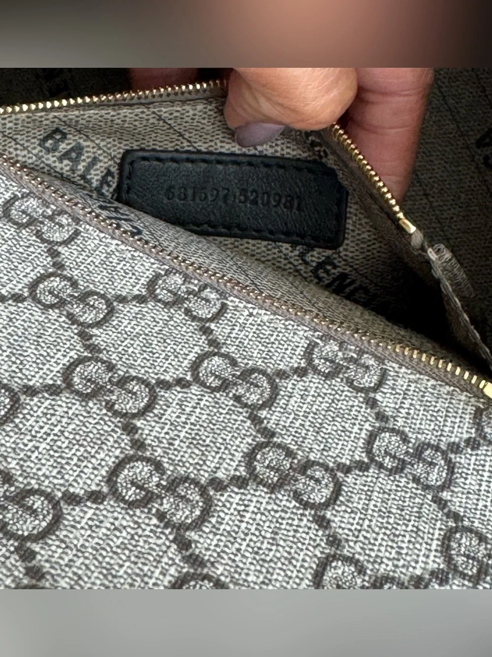 Gucci x Balenciaga Hacker Project Small Hourglass GG Supreme Top Handle